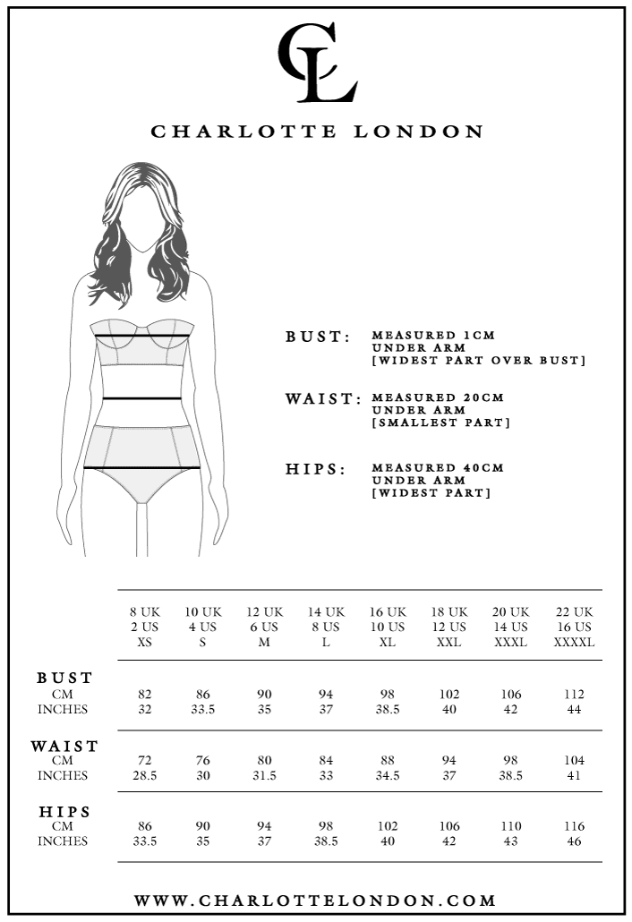 charlotte-measurements-grading-chart_US Size Guidelines & Fabrication